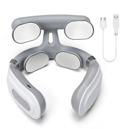 4D Electric Neck Massager With 4 Heads