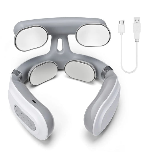 4D Electric Neck Massager With 4 Heads